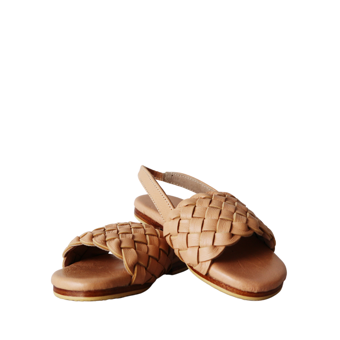 Kids discount leather sandals