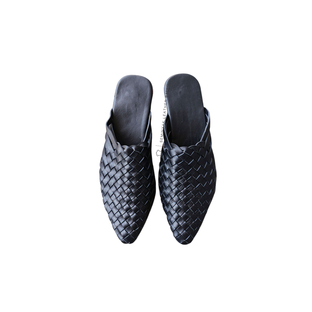 SURI Pointy Woven Mules