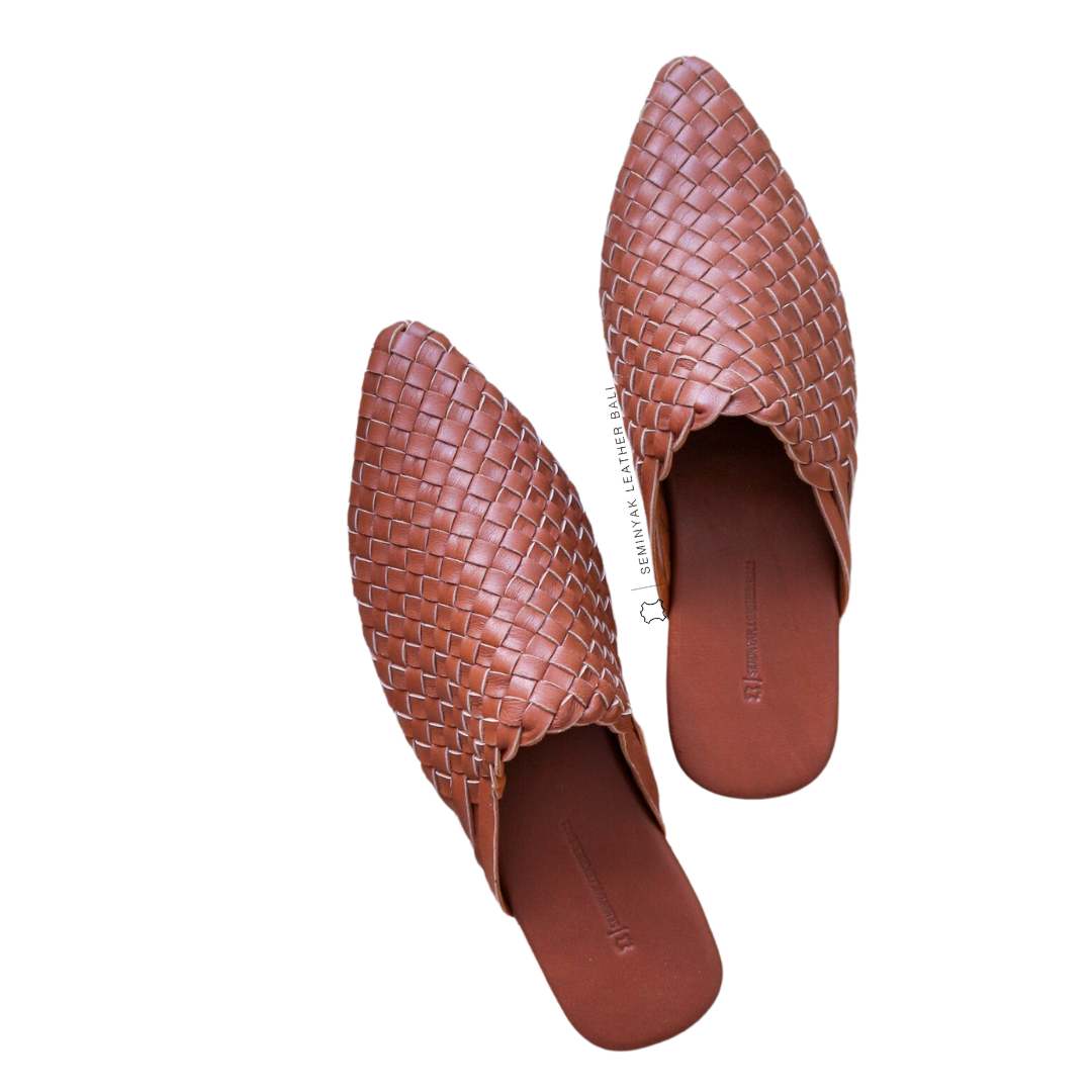 SURI Pointy Woven Mules