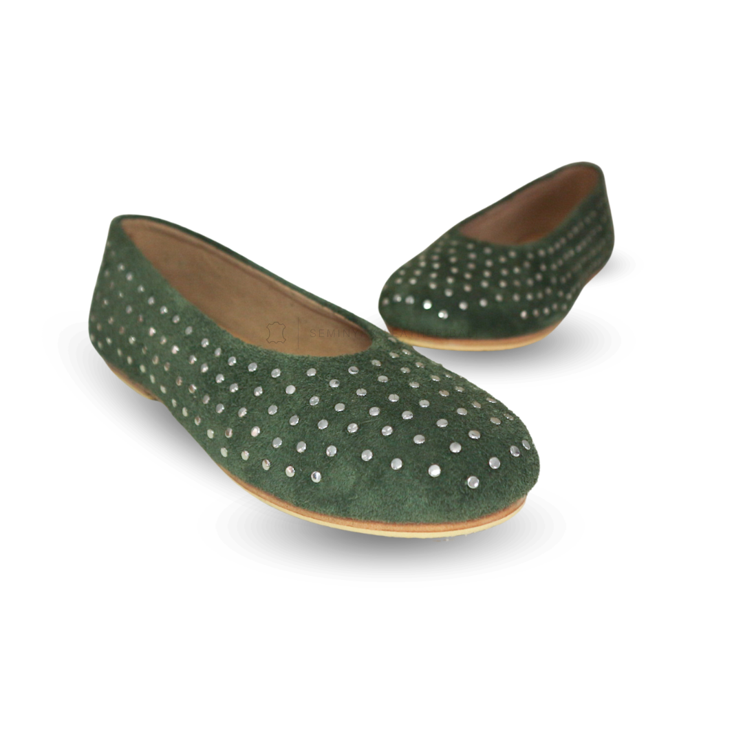 AILA Studded Ballet Flats